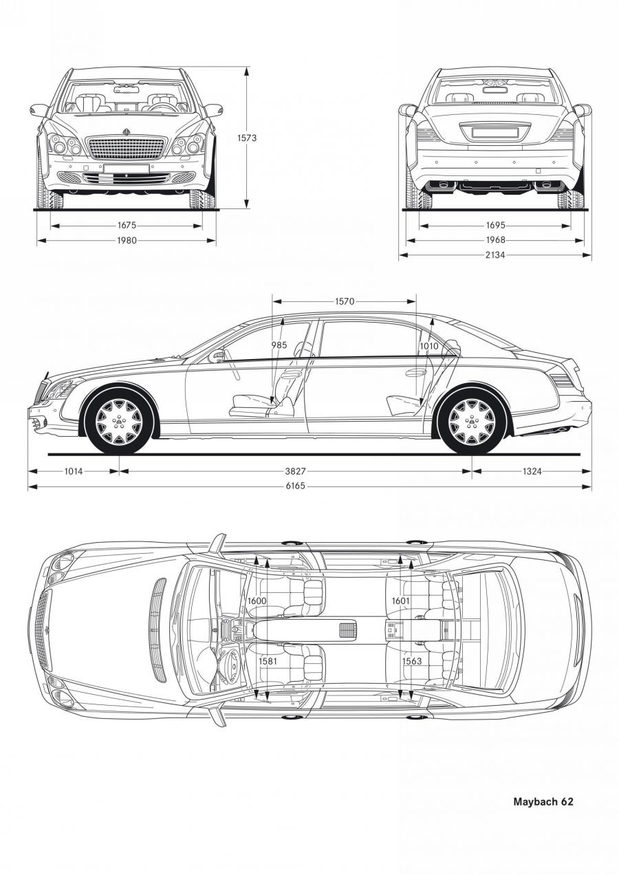 Схема Maybach 62 (V240) 2002 года  (фото 93 из 248)